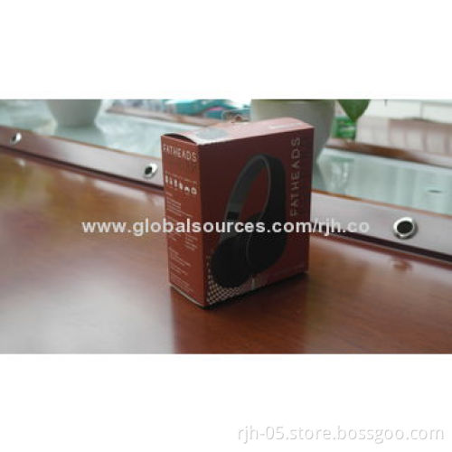 Headphones, Manufacture in China, Lightweight and Comfortable, Universal 3.5mm Gold Plug